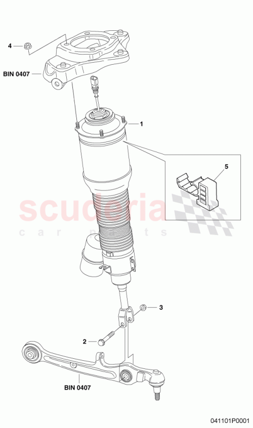 Part Diagram for Bentley 3W8616039L