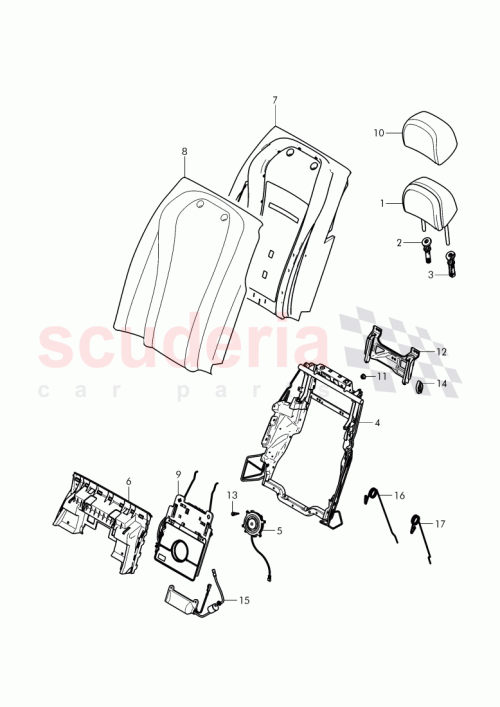 Part Diagram for Bentley 4W0 885 153 A