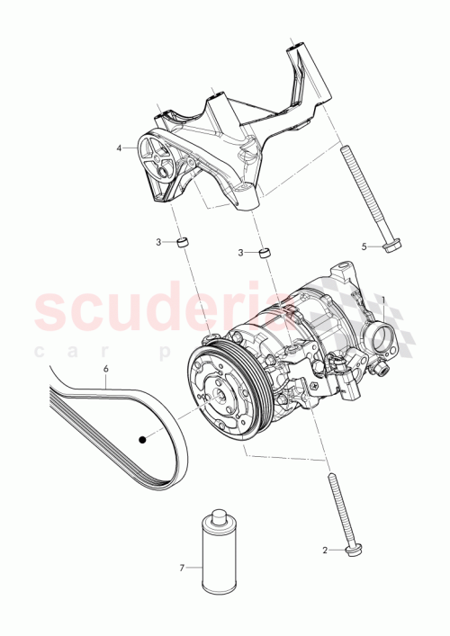 Part Diagram for Bentley 057 260 885 E
