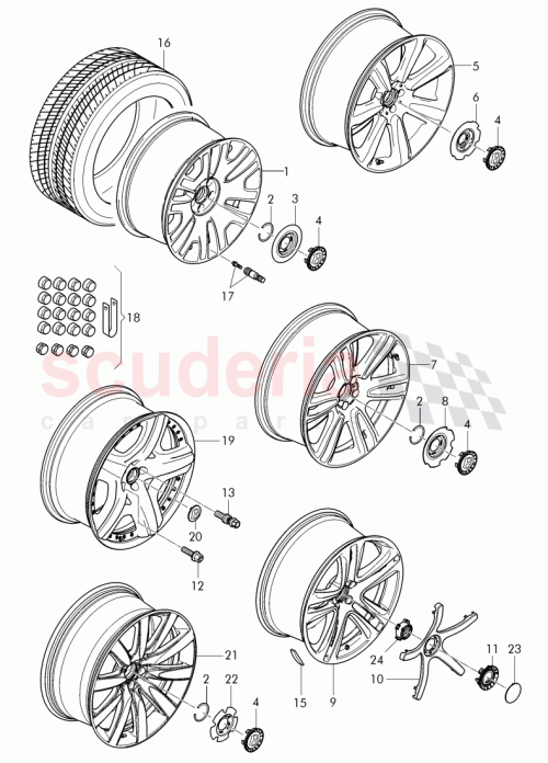 Part Diagram for Bentley 3W0601157A