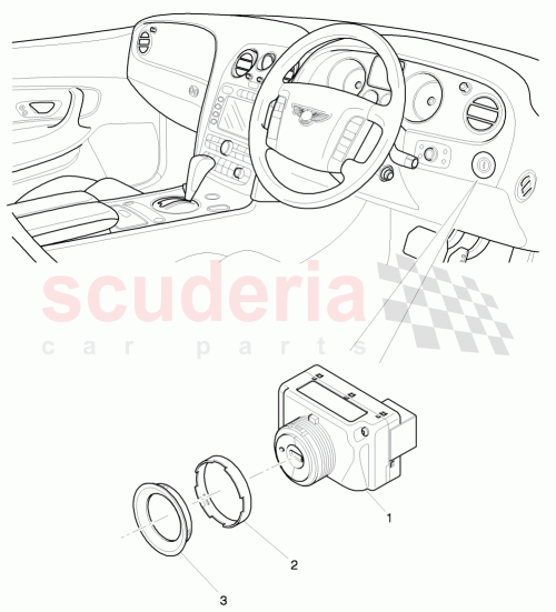 Part Diagram for Bentley 3D0905865H01C