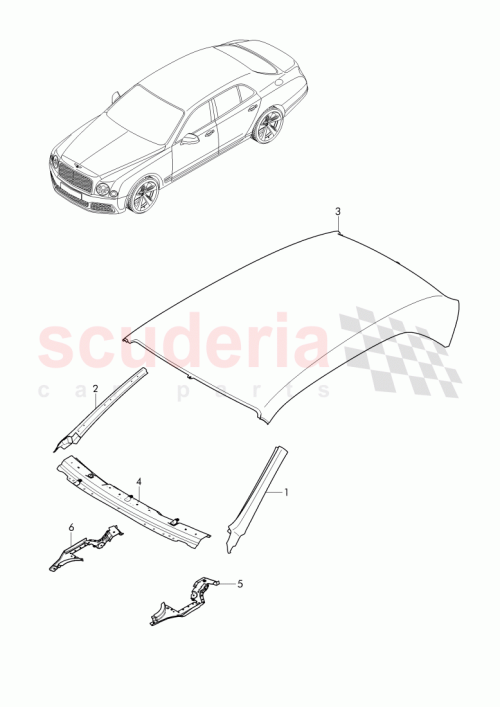 Part Diagram for Bentley 3Y0 805 431