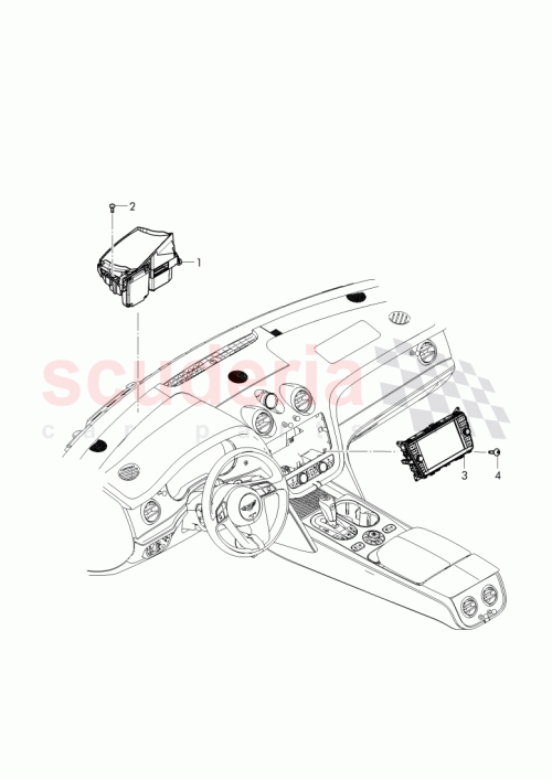 Part Diagram for Bentley 36C 919 617