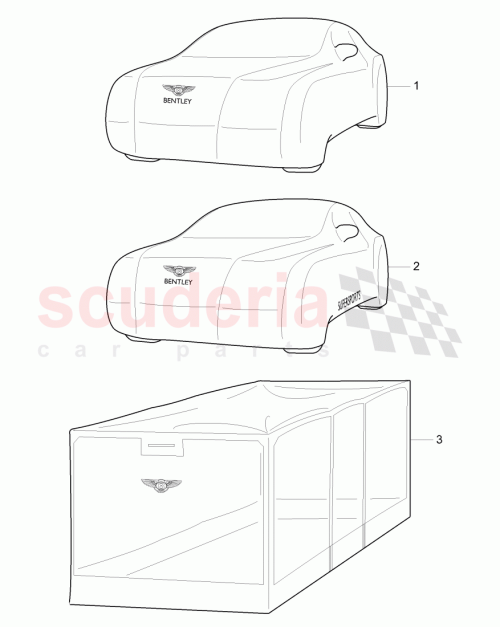 Part Diagram for Bentley 3W0 861 985