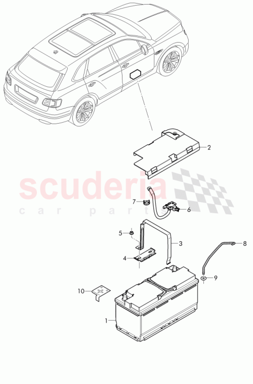 Part Diagram for Bentley 4G0 915 531