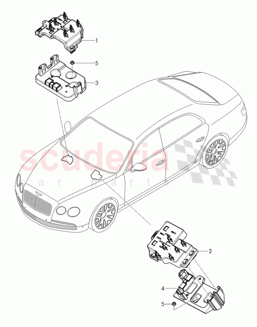 Part Diagram for Bentley 3W2 971 858 A