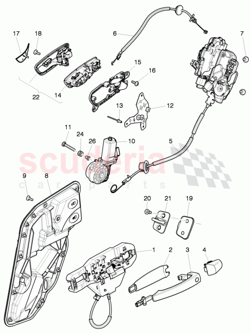 Part Diagram for Bentley 3Y0 839 222