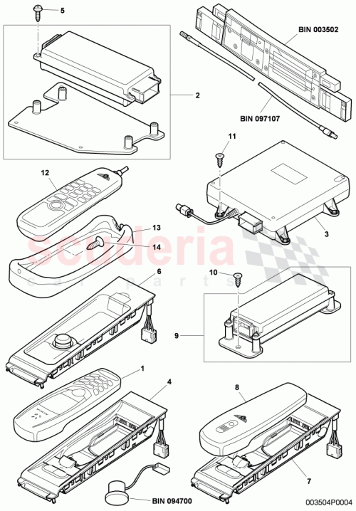 Part Diagram for Bentley 3W0 035 950 C