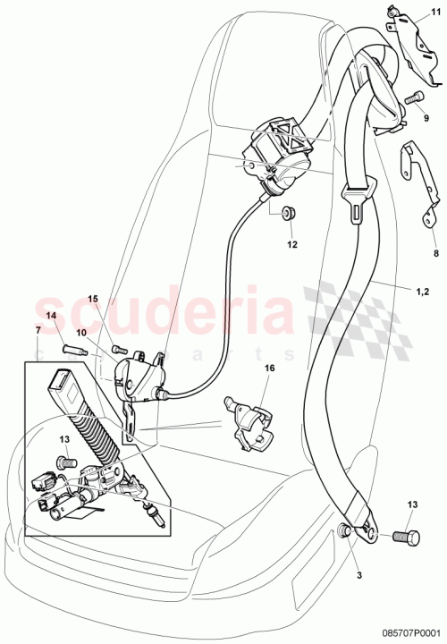 Part Diagram for Bentley 3W0 857 756 C