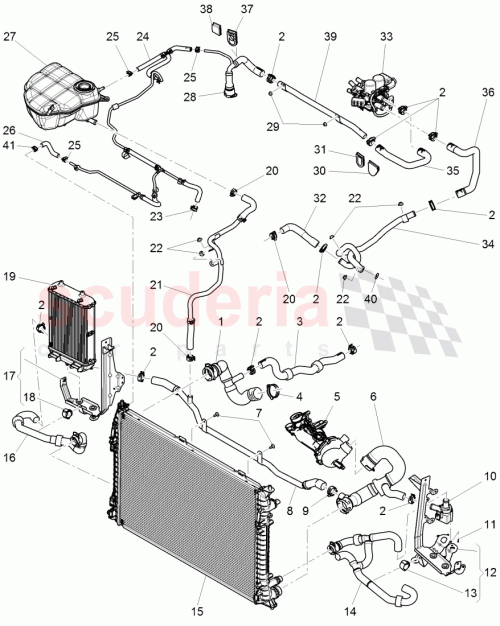 Part Diagram for Bentley 3W0 121 559 A