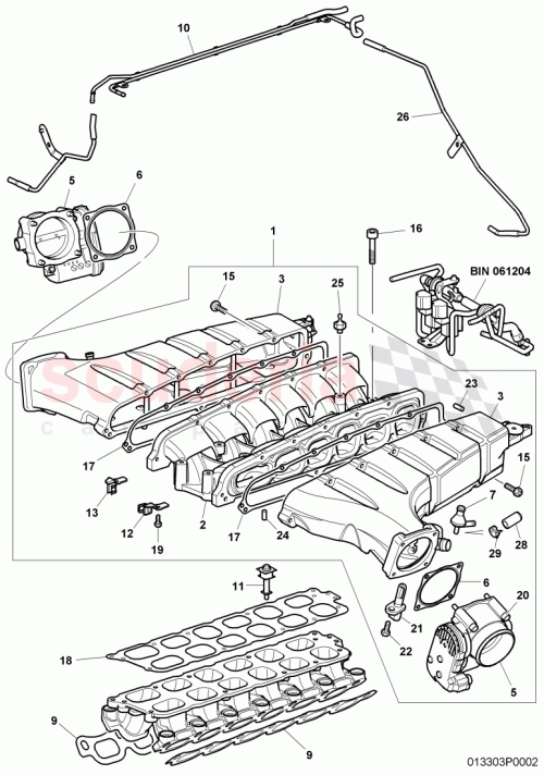 Part Diagram for Bentley 07C133238F
