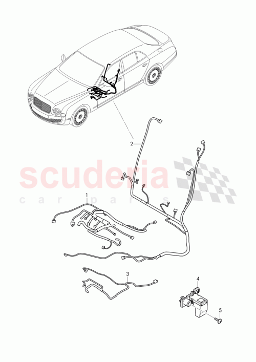 Part Diagram for Bentley 3Y2972275D