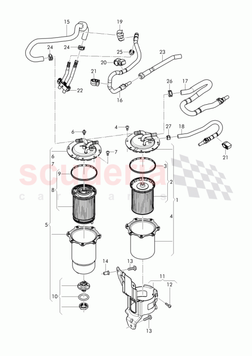 Part Diagram for Bentley 04L 907 666 A