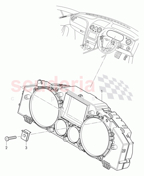 Part Diagram for Bentley 3W0 920 851 L