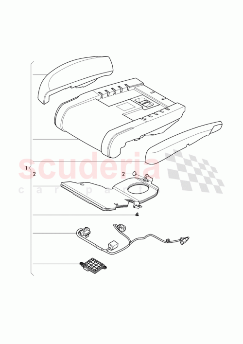 Part Diagram for Bentley 4W0 860 389