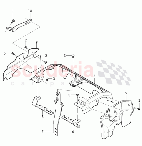 Part Diagram for Bentley 3W0 145 160