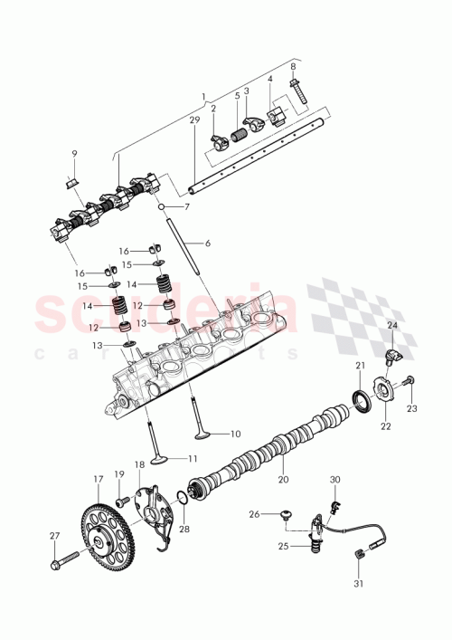 Part Diagram for Bentley 07V109629