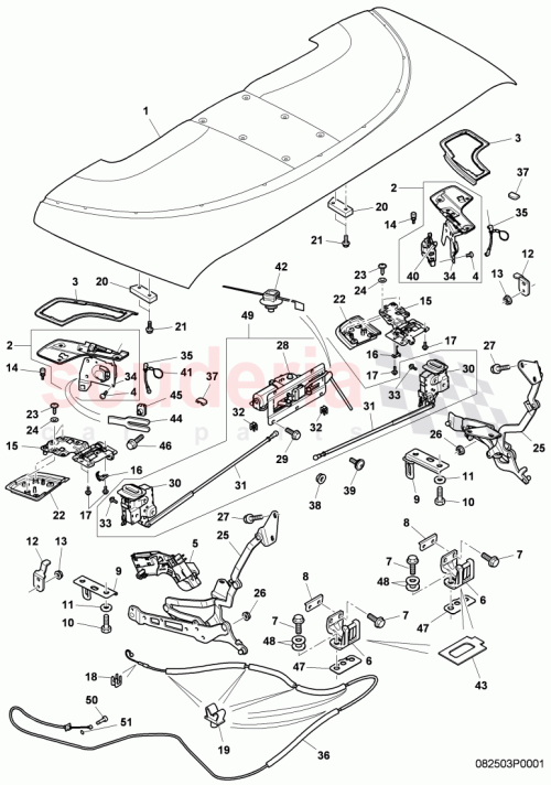 Part Diagram for Bentley N91073003