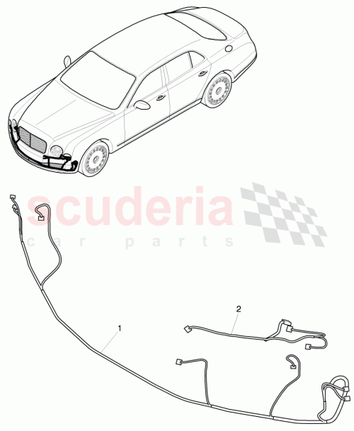 Part Diagram for Bentley 3Y0 971 095 L