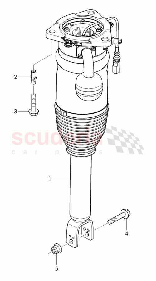 Part Diagram for Bentley 3W8616002G