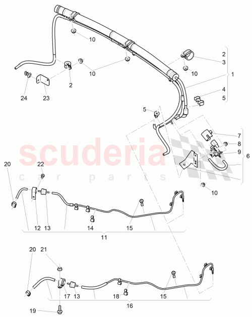 Part Diagram for Bentley 3W0 253 679