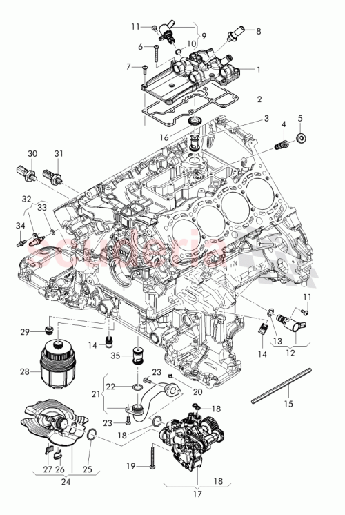 Part Diagram for Bentley 079 115 638 D