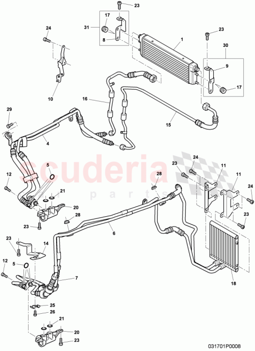 Part Diagram for Bentley 3W0317847E