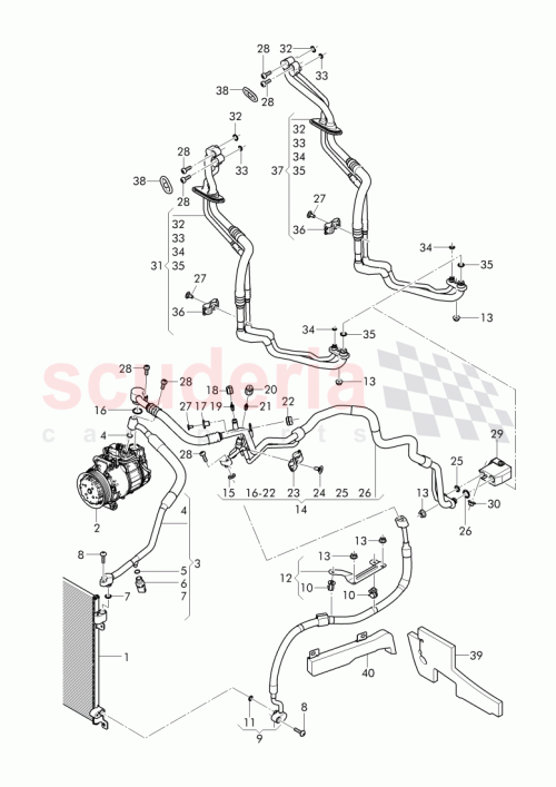 Part Diagram for Bentley 3Y0 260 833 A