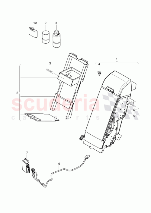 Part Diagram for Bentley 3Y5 862 880 B
