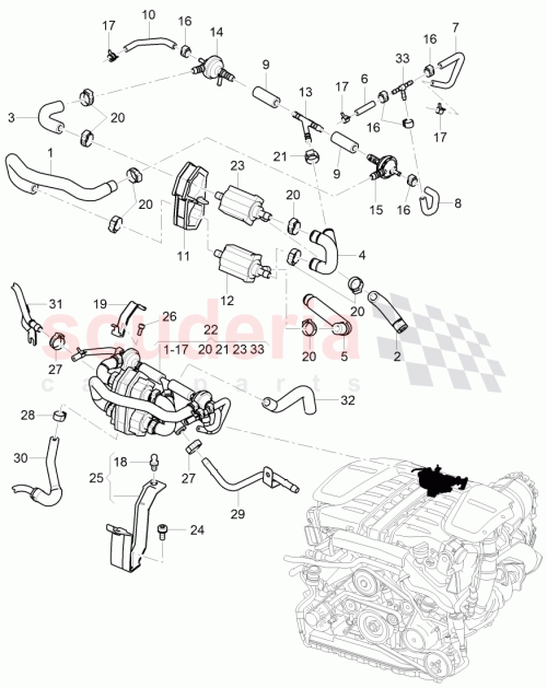 Part Diagram for Bentley 3W0612351A