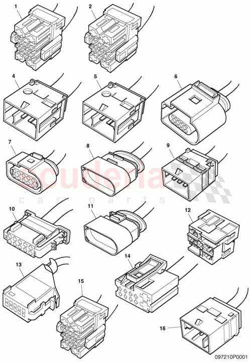 Part Diagram for Bentley 1J0973715