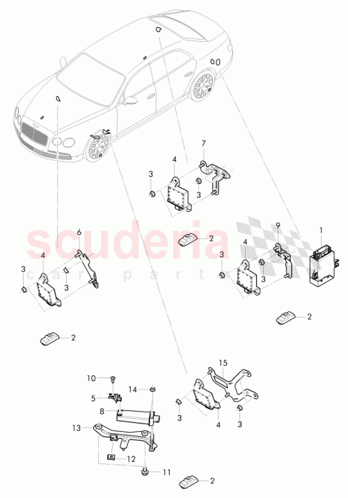 Part Diagram for Bentley 3W7 907 273 D