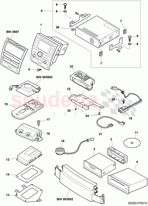 Part Diagram for Bentley 3W5 035 249 A