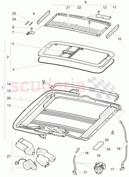 Part Diagram for Bentley 3D5877297