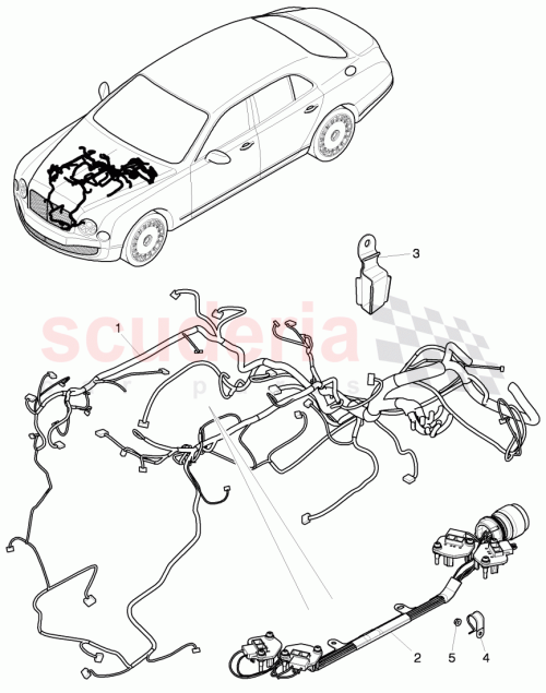 Part Diagram for Bentley 07V 971 610 Q