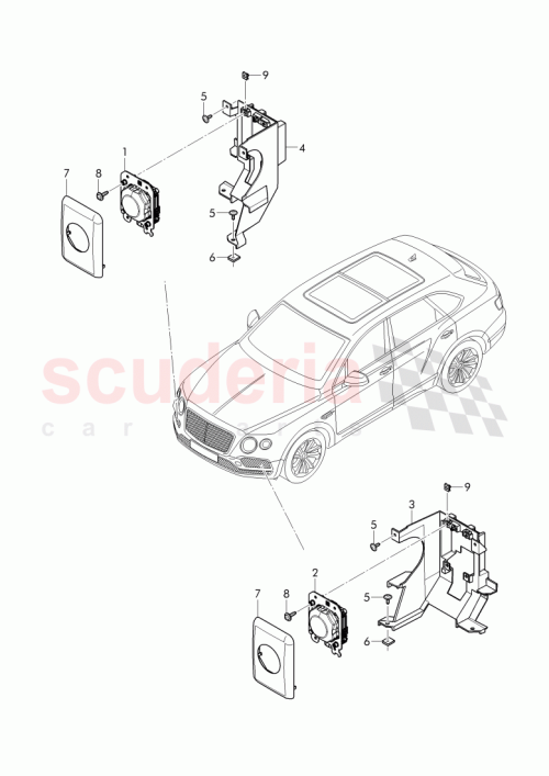 Part Diagram for Bentley N10473203