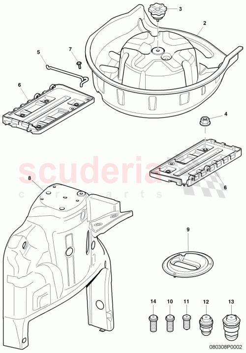 Part Diagram for Bentley 3W7810364Q