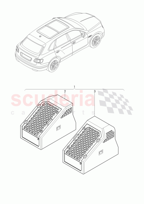 Part Diagram for Bentley JNV 017 221