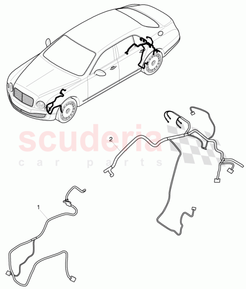 Part Diagram for Bentley 3Y0 971 762 G