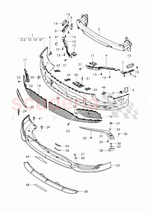 Part Diagram for Bentley 3W3 806 645
