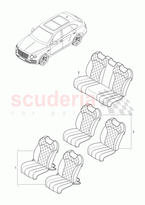 Part Diagram for Bentley 36A 861 152 B