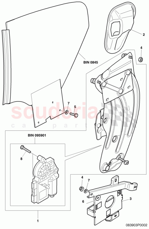 Part Diagram for Bentley 3W0 839 838 F