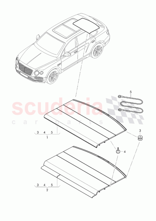 Part Diagram for Bentley 36A 867 140 A
