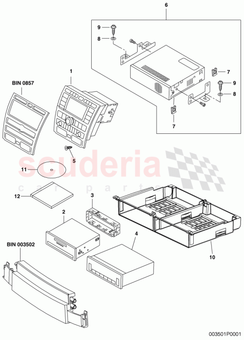 Part Diagram for Bentley 3W0 919 884 AA