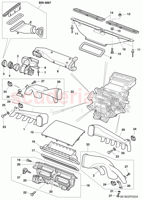 Part Diagram for Bentley 3W2819152A