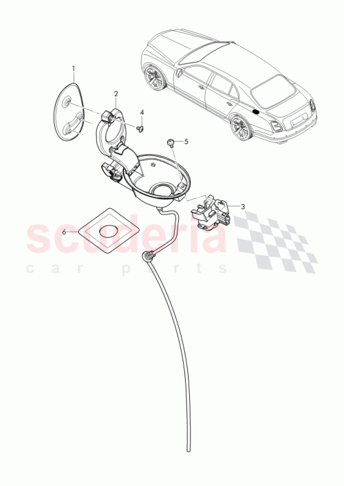 Part Diagram for Bentley 7P0 810 773 D