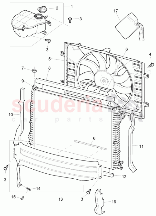 Part Diagram for Bentley 3W0121281J