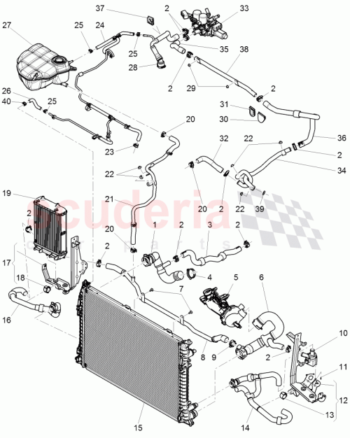 Part Diagram for Bentley 3W1 121 507 A