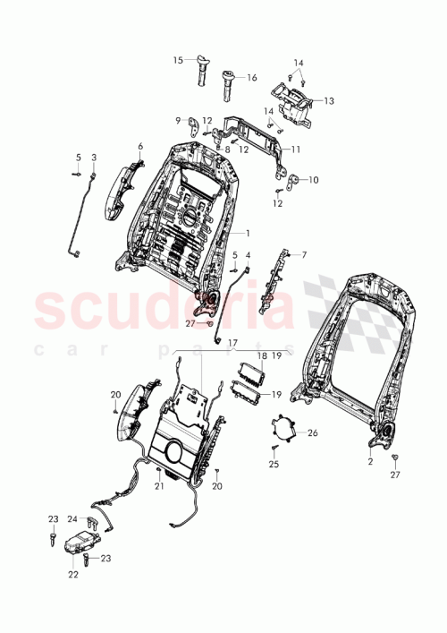 Part Diagram for Bentley 4M0 907 182 A
