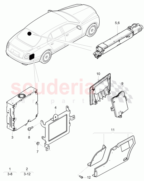 Part Diagram for Bentley JNV 919 129 B